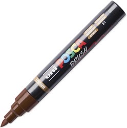 Posca brushmarker 5M marrone - pennarello creativo per artisti