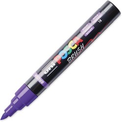 Posca brushmarker 5M violet - pennarello creativo per artisti
