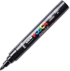 Posca brushmarker 5M nero - pennarello creativo per artisti
