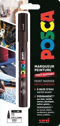Posca pennarello vernice 3M nero - marker creativo per bambini e adulti