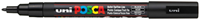 Posca pennarello vernice nero 3M - marcatore creativo per superfici diverse