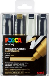 Posca pennarelli set 8K metallic - pennarelli creativi per bambini