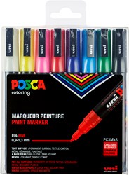 Posca pennarello set 8 pezzi 3M colori base per disegno creativo