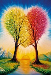 Magnolia puzzle - 1000 pezzi divertimento colorato