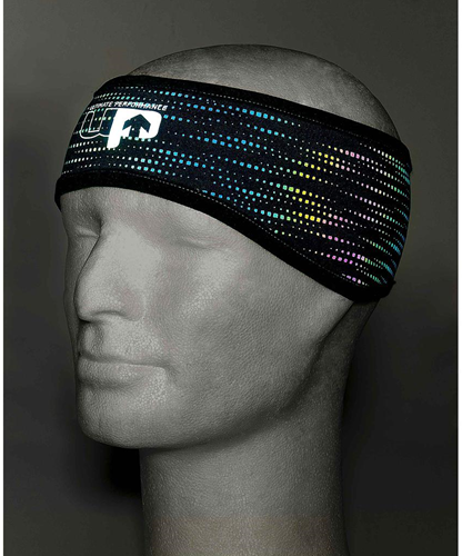 Ultimate Performance scaldorecchie riflettente nero S/M corsa camminata