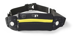 Ultimate Performance marsupio running Titan nero-giallo neoprene