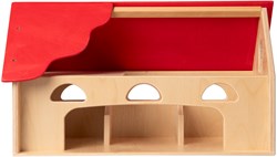 Van Dijk Toys giocattoli in legno Farm - rosso naturale (Qualità per la cura dei bambini)