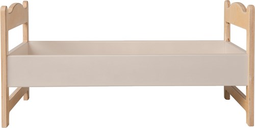 Pertina letto per bambole in legno qualità asilo naturale