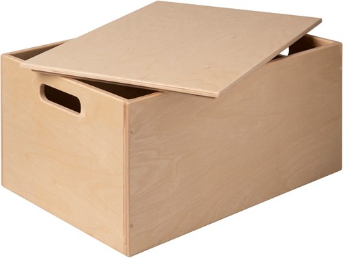 Van Dijk Toys Coperchio per scatola portaoggetti - Naturale-3