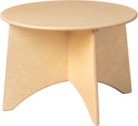 Van Dijk Toys Tavolo rotondo (diametro 60 cm, altezza 40 cm) - Naturale