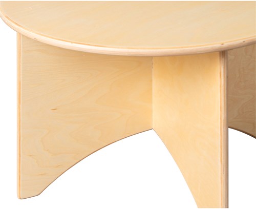 Van Dijk Toys Tavolo rotondo (diametro 60 cm, altezza 40 cm) - Naturale-2