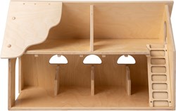 Van Dijk Toys Wooden Toy Farm grande - Naturale (Qualità per la cura dei bambini.)