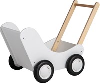 Van Dijk Bambole Passeggino bianco (flatpacked) (Qualità per la cura dei bambini)-2