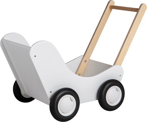 Van Dijk Bambole Passeggino bianco (flatpacked) (Qualità per la cura dei bambini)-2