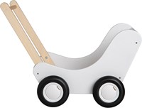 Van Dijk Bambole Passeggino bianco (flatpacked) (Qualità per la cura dei bambini)-3