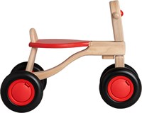 Van Dijk Toys bicicletta bilanciata in legno di betulla da 1 anno - Rosso (Qualità per la prima infanzia)-3