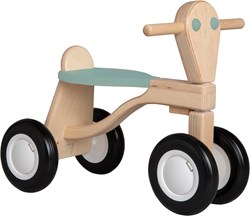 Van Dijk Toys bicicletta bilanciata in legno di betulla da 1 anno - Rosso (Qualità per la prima infanzia)