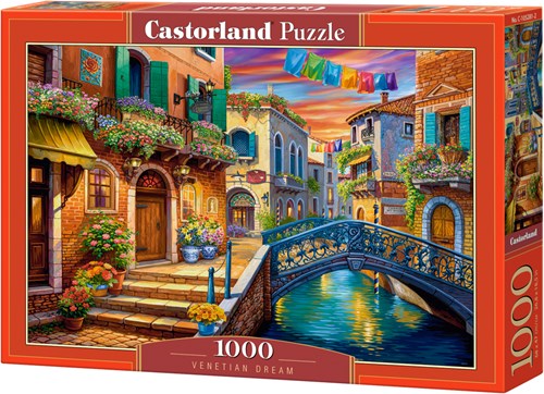 Castorland puzzle Venetian Dream - 1000 pezzi di divertimento-2
