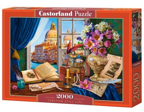 Castorland puzzle Natura morta veneziana - puzzle da 2000 pezzi-2