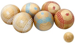 Vilac gioco di bocce in legno - giocattolo per bambini - multicolore