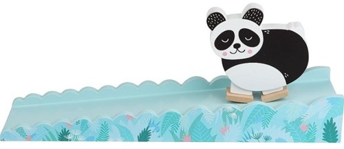 Vilac giocattolo panda in legno - gioco educativo della giungla per bambini