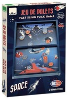 Vilac gioco shuffleboard in legno tema spazio gioco educativo bambini