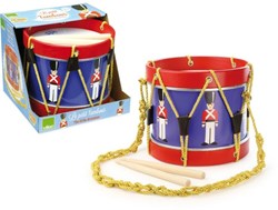 Vilac tamburo strumento musicale in legno per bambini con bacchette