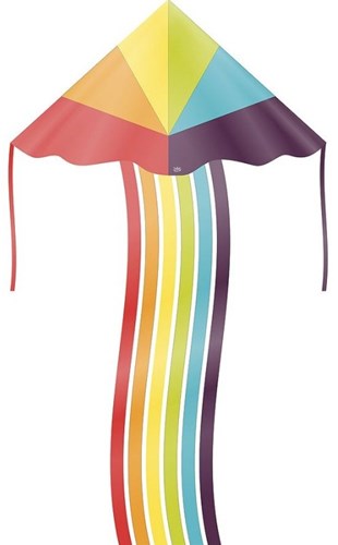 Vilac aquilone arcobaleno - aquilone in tela colorato per bambini