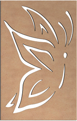 Gomille decorazione farfalla in MDF per attività creative