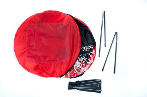 Angel Sports porta da calcio pop-up target rosso nero 122x80x60 cm-2