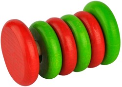 Voggenreiter VOG - Sonaglio in legno Tac-Tac rosso/verde