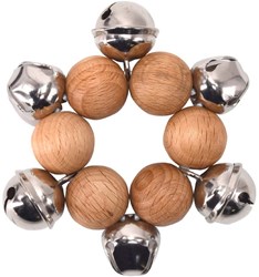Voggenreiter VOG - Bracciale con campanelle Belli-band Legno