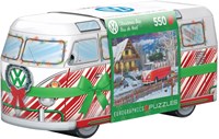 Eurographics puzzle bus VW natalizio in latta - 550 pezzi - puzzle di Natale-2
