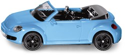 Siku VW The Beetle cabrio auto giocattolo blu 1:50 con tetto aperto