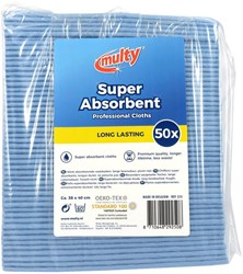 Multy panno da cucina blu viscosa 50 pezzi panni pulizia