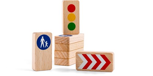 Waytoplay segnali stradali giocattolo - set traffico per bambini-3