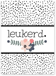 Pepermints biglietto d'auguri carta Leukerd messaggio allegro regalo