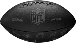 Wilson American Football NFL 32 Team Logo - Nero - Misura Ufficiale