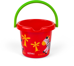Secchio Gowi 18cm rosso