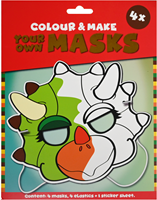 Johntoy set creativa maschera scimmia - colora le tue maschere animali