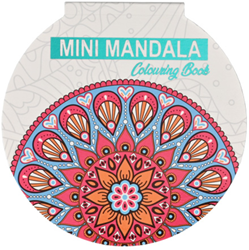 Wins Holland libro da colorare Mini Mandala Rotondo Blu per bambini e adulti