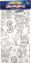 Wins Holland tovaglia da colorare Sinterklaas per bambini 138x220 cm