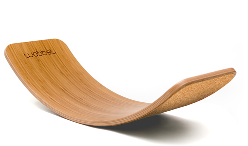 Wobbel balance board Original Bamboo Cork per bambini e adulti
