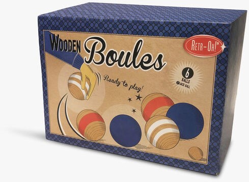 Retr-Oh Set di gioco all'aperto in legno Jeu de boules per bambini