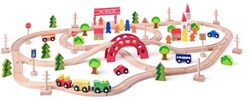 Woody Woody Set treno da 90 pezzi 93062