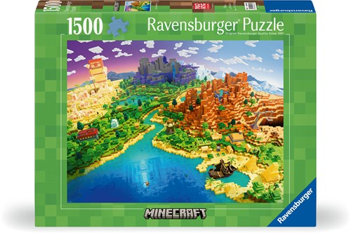 Ravensburger puzzle Minecraft puzzle - 1500 pezzi - cartone-2