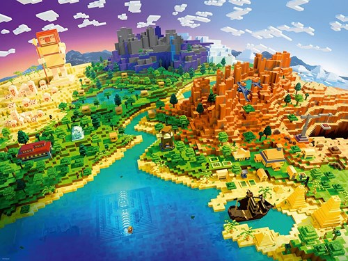 Ravensburger puzzle Minecraft puzzle - 1500 pezzi - cartone