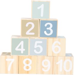 Atan Blocchi numerici in legno