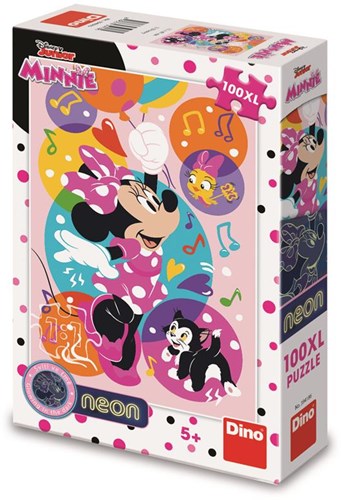 Dino puzzle - pezzi XXL neon Minnie 100 pezzi puzzle bambini-2