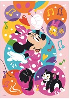 Dino puzzle - pezzi XXL neon Minnie 100 pezzi puzzle bambini